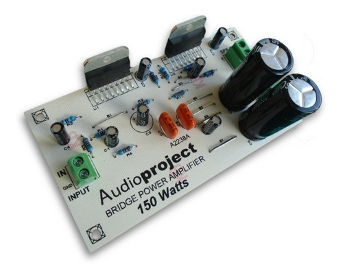 Imagen 1 de 5 de Modulo Amplificador 150w - 150 Watts / 8 Ohms - Audioproject