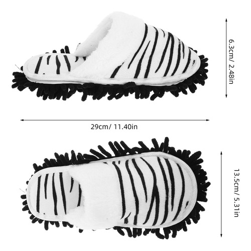 1 Par De Pantuflas Para Limpieza De Suelos, De Chenilla, Mop