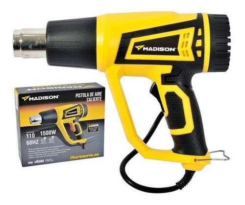 Imagen 1 de 3 de Pistola De Calor, Aire Caliente 110v 1500w Graduable