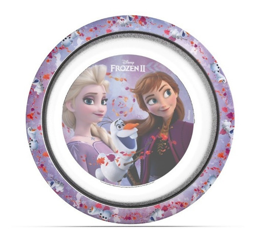 Plato Hondo Cerealero Frozen Licencia Oficial Disney