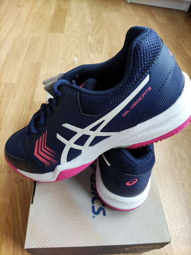 Zapatos Asics Dedícate 5 Clay Talla 40, Podel, Voleybol.