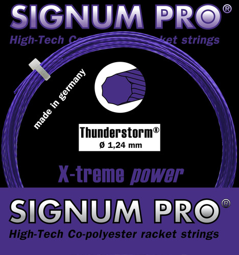 Set Cuerda Signum Pro Thunderstorm-violeta 1,24 Mm