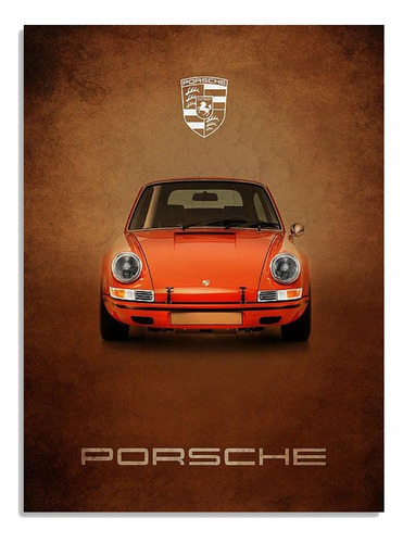 Cuadro Decorativo En Mdf De 50*35 Cm Poster Porsche