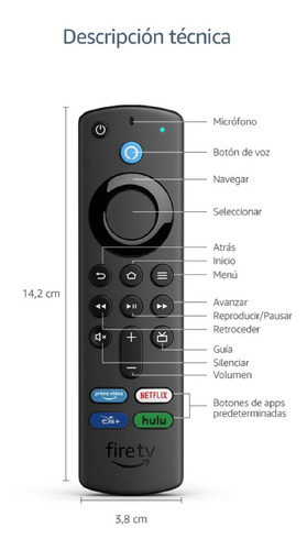 Control Remoto Para Amazon Fire Tv Hd 2021