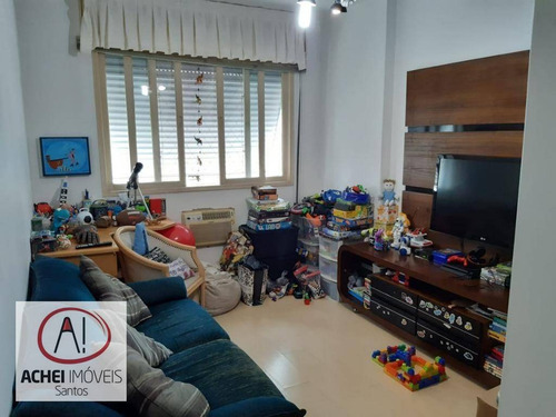 Imagem 22 de 30 de Apartamento Com 3 Dormitórios, 1 Suite, Depêndencia Completa, 1 Vaga, À Venda, 169 M² Por R$ 680.000 - Boqueirão - Santos/sp - Ap10386