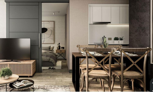 Departamento En Venta De 1 Dorm. En Santiago