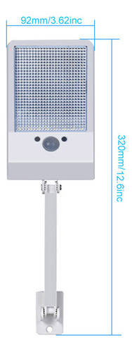 Luz Solar De 48 Led, 800 Lúmenes, Sensor De Movimiento Para