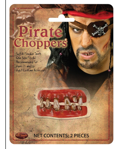 Dientes De Pirata Deluxe Halloween