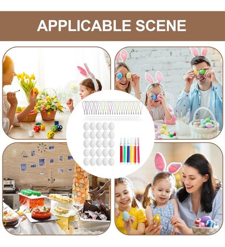 Painting Easter Eggs Kit Easter Decorations Decorative Kidsd