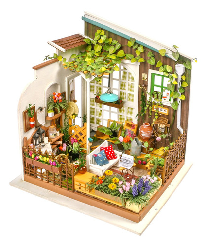 Casa De Muñecas Robotime Diy Miniatura Dollhouse Kit House C