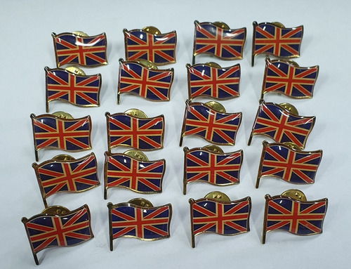 10 Pins Bandera Reino Unido 2cm