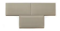 Comprar  Ceramica Azulejo Subway Gris Biselado 10x20 Brillante  