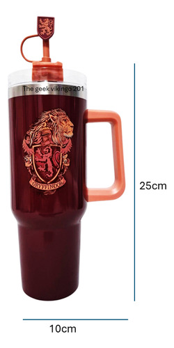 Termo Harry Potter Gryffindor 1100ml Metalico Original