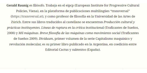 Pack Raunig 2 Libros / Dividuum / Desamblaje Vols 1 Y 2