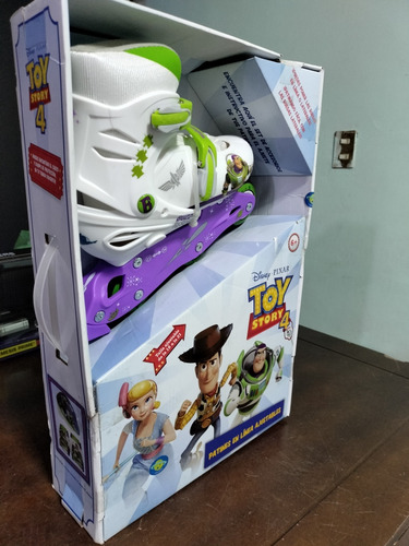 Patines En Línea Ajustables Toy Story 4 Buzz Lightyear (Usado)
