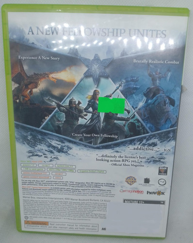 The Lord Of The Rings War In The North X360 Usado (Usado)