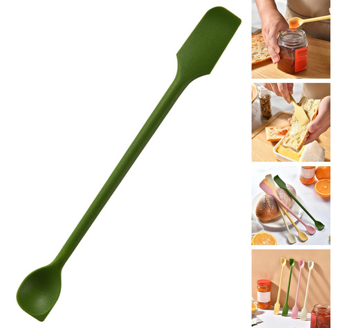 Espátulas De Silicona Para Cocina, Utensilios Para Verde