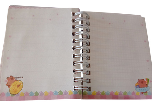 Libreta Capibara Tapa Con Agua Y Brillo Stickers Stickers Skate
