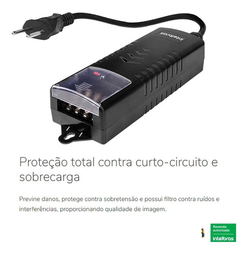 Imagem 3 de 5 de Ef 1205+ Fonte Alimentação Multissaídas 12v 5a Intelbras