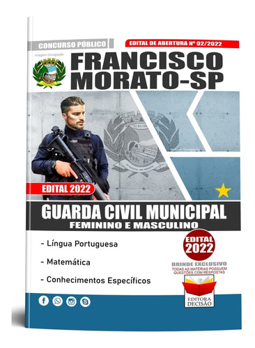 Apostila Guarda Civil Municipal (feminino E Masculino) - Francisco Morato Sp 2022