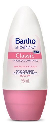 Desodorante Banho A Banho Rollon Classic 55ml