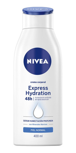 2 Pack Crema Corporal Hidratacion Express Nivea 400