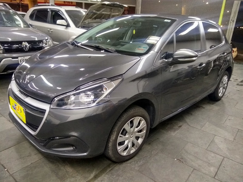 Imagem 2 de 12 de Peugeot 208 Active 1.2 12v Flex Mec Completo Dvd 2019 Cinza