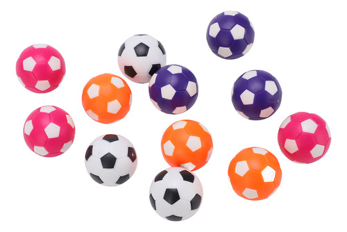 Mini Balones De Fútbol De Mesa, 12 Piezas, Multicolor, Para