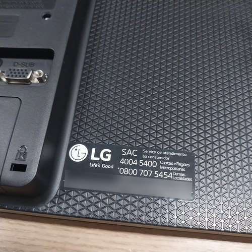 Monitor Lg Flatron 20m37aa-b Para Peças 19 Pol Preto (Usado)