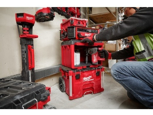 Caja De Herramientas Milwaukee Packout Gabinete 48-22-8445 Color Rojo
