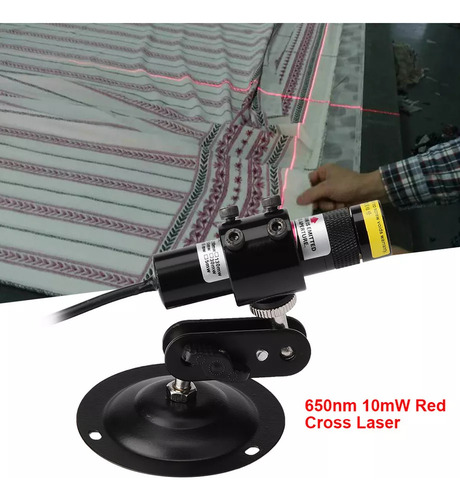 Módulo Láser De La Cruz Roja, 650 Nm, 10 Mw, Soporte De Diod
