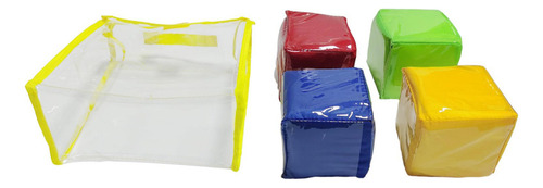 4x Cubos De Juego, Cubos De Enseñanza, Imágenes,