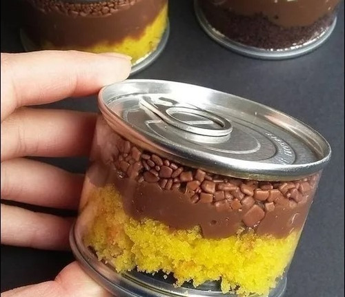 12 Embalagem  Lata De Atum 7,3*6cm