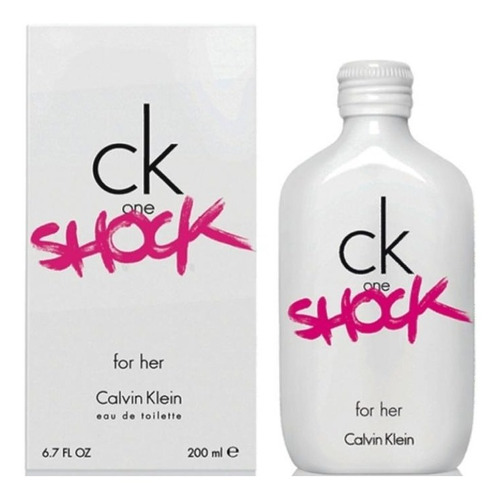 Perfume Ck One Shock For Her Calvin Klein X 200ml Original