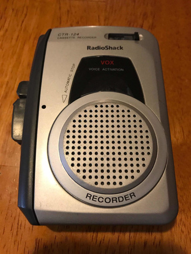 Walkman Radioshack Grabador De Voz Ctr-124