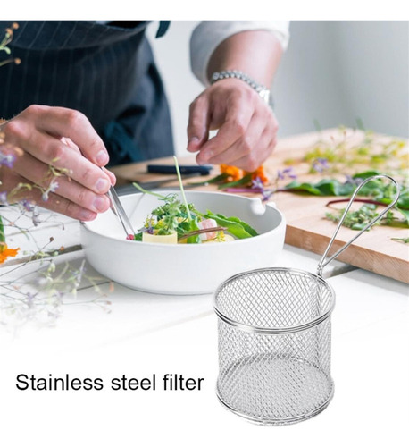H Cesta Para Freír Patatas Fritas De Acero Inoxidable 2