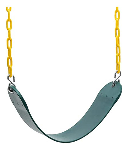 Juego De 2 Asientos De Columpios Resistentes Con Cadena