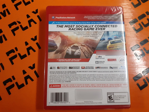Need For Speed: Most Wanted Ps3 Sellado Nuevo FĂsico EnvĂos (Usado)