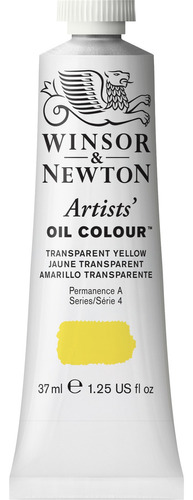 Óleo de artista Winsor & Newton 37ml - amarelo transparente