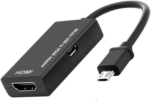 Convertidor - Adaptador Micro Usb A Hdmi Mhl 5 Pines