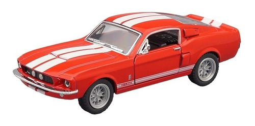 Ford Mustang Shelby Gt500 1967 Escala 1:44 Kinsmart Rojo