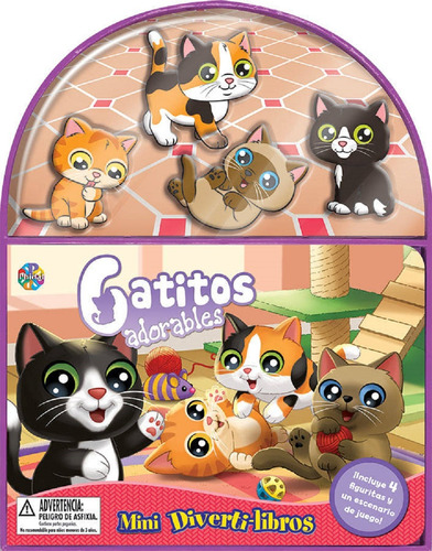 Gatitos Adorables - Mini Divertilibros - Phidal