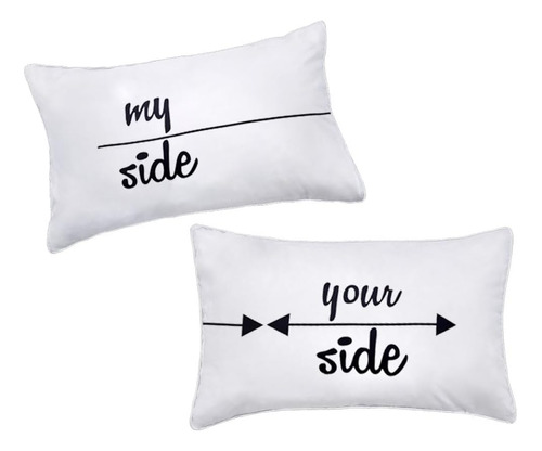 Dasyfly My Side And Your Side Fundas De Almohada Para Pareja