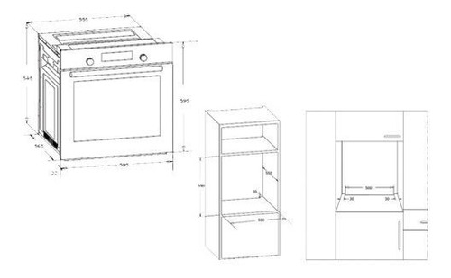 Imagen 2 de 6 de Horno Franke Spar Gn 86 M D H Xs Electrico Empotrar 60lts