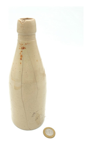 Botella Antigua Porron Gres Cerveceria Uruguay - Bar (Usado)