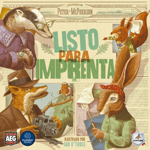 Listo Para Imprenta + Mini Expansión Juego Mesa En Español