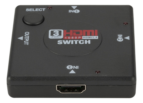 Switch Hdmi 3x1 Manual 3 Entradas 1 Salida Full Hd 1080p