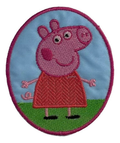 Parche Aplique Bordado P/pegar Peppa