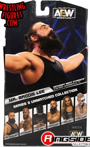 Aew Mr Brodie Lee Com Cinturao Luke Harper Wwe Jazwares Novo