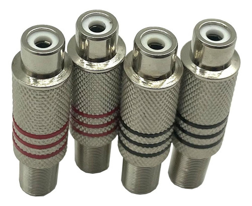 Conector Rca Estéreo Hembra, Resorte Coaxial De Audio ...